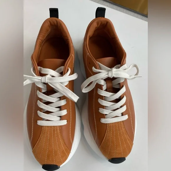 HERMES ⭐️EXCLUSIVE ⭐️Bouncing TAN ENVOL Sneakers! - Picture 5 of 12